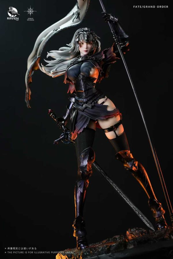 【預購】Raven渡鴉 & 迷途工作室 > Fate > 1/4 FGO 至臻系列第一彈聖女 貞德 (雙版本) Fate,貞德,GK,玩具,模型,雕像,共鳴