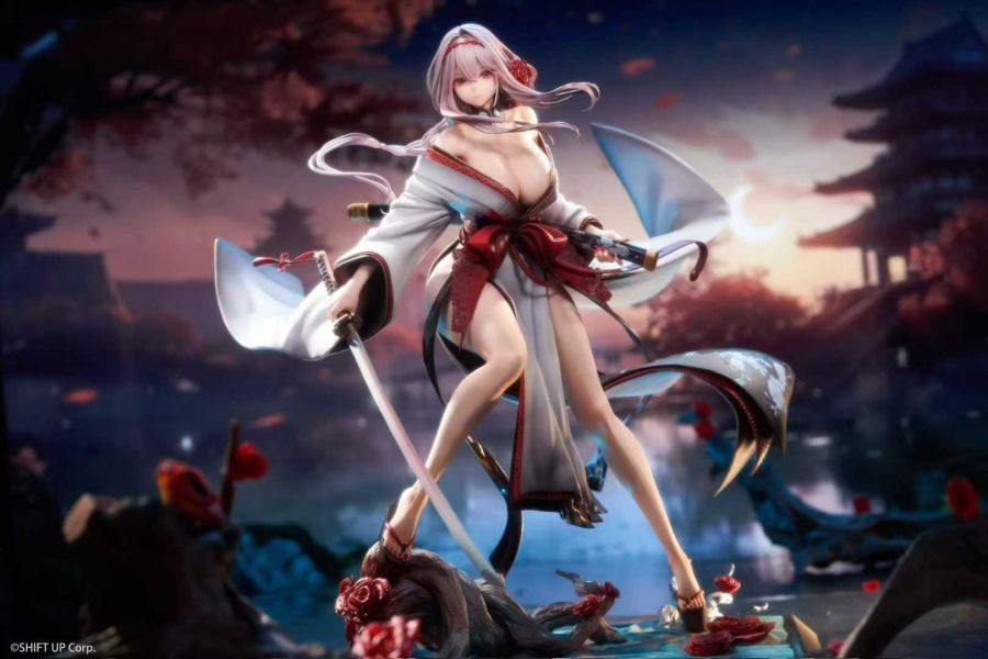 【預購】HobbySakura > NIKKE勝利女神：妮姬 > 1/4 蓮花時裝 紅蓮暗影 (雙版本) NIKKE勝利女神：妮姬,紅蓮暗影,GK,玩具,模型,雕像,共鳴