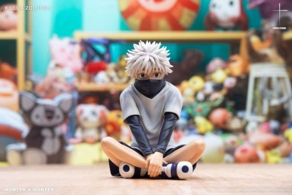 【代購】Cross十字>HUNTER×HUNTER全職獵人>坐姿奇犽 新世紀福音戰士,明日香,GK,玩具,收藏,擺件