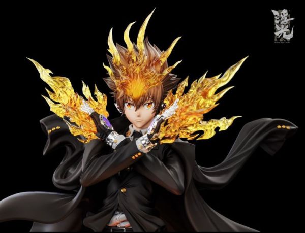 【預購】浮光工作室 > 家庭教師HITMAN REBORN! > 1/6 輕奢微動態站姿系列001 澤田綱吉 家庭教師,澤田綱吉,GK,玩具,模型,雕像,共鳴
