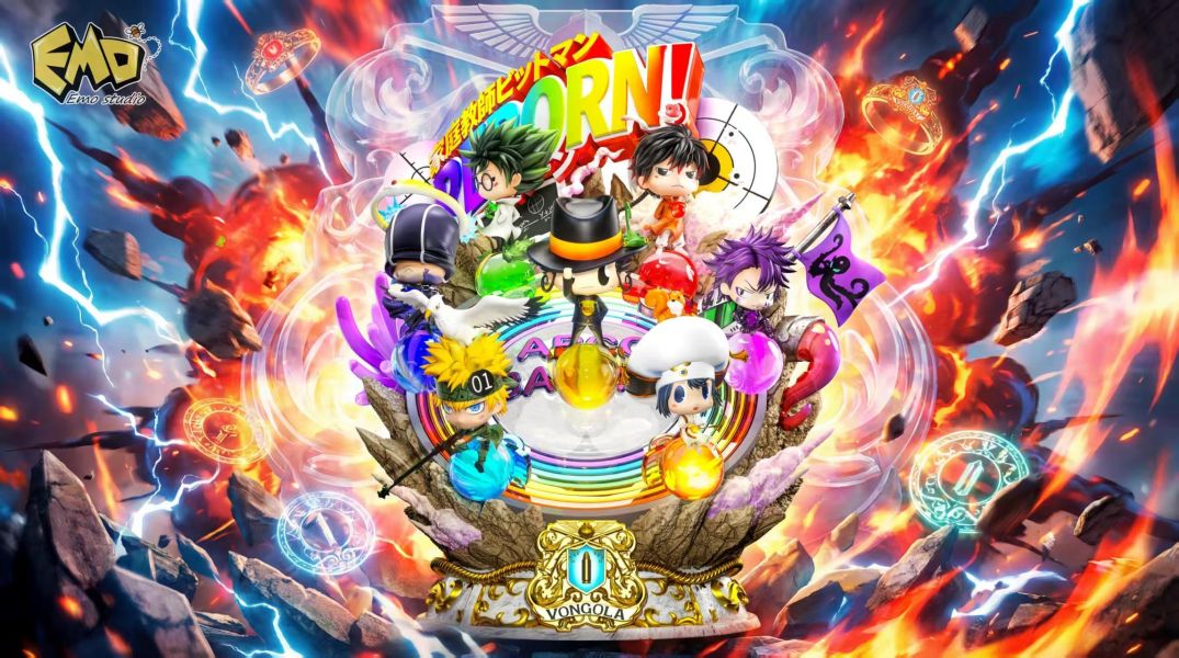 【預購】Emo > 家庭教師HITMAN REBORN! > 家教畢業款 彩虹七子 Emo,家庭教師HITMAN REBORN!,彩虹七子,GK,玩具,收藏,擺件,模型,公仔,人偶,手辦,動漫