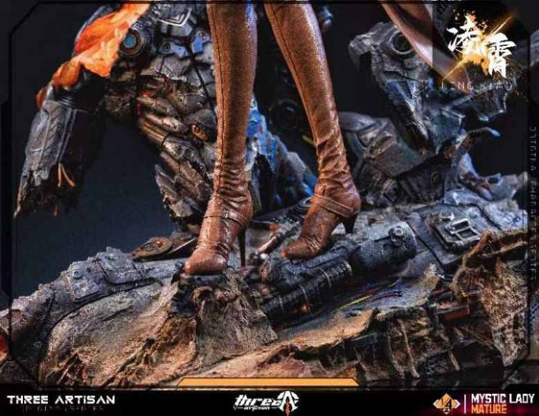 【預購】《正版授權》 ThreeArtisan > 1/4 Mystic Lady 第一彈 瞬影·淩霄 ThreeArtisan,淩霄,GK,玩具,收藏,擺件,模型,公人偶,手辦,動漫