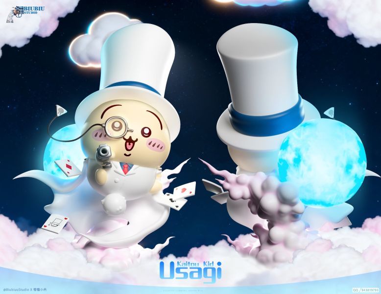 【預購】Biubiu工作室 > 吉伊卡哇 & 名偵探柯南 > 1/6 烏薩奇cos怪盜基德 (雙版本) Biubiu工作室,吉伊卡哇,名偵探柯南,烏薩奇,怪盜基德,GK,玩具,收藏,擺件,模型,公仔,人偶,手辦,動漫