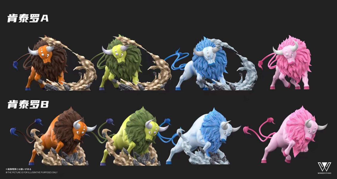 【預購】玩得Wonder > 寶可夢 > 1/20 肯泰羅 宮崎駿,霍爾的移動城堡,魔法公主,GK,玩具,模型,雕像,共鳴