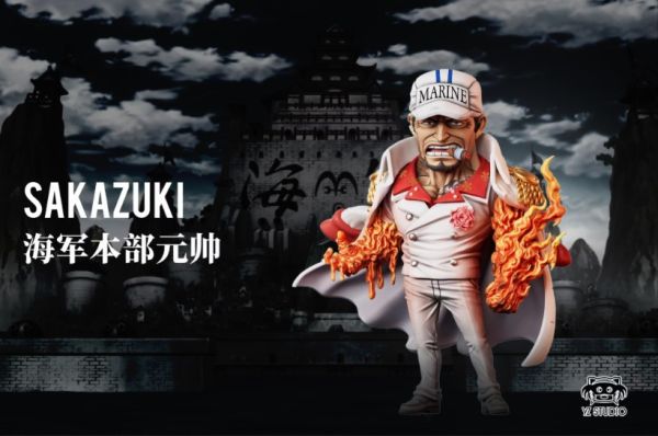 【預購】YZ-Studio > 海賊王 > WCF 元帥 赤犬 (雙配色) 碧藍航線,妖萌萌 ,七省 ,GK,玩具,模型,雕像,共鳴