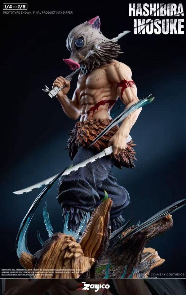【預購】Zayico-Studio > 鬼滅之刃 > 1/6 & 1/4 海外私定 嘴平伊之助 Fiend Studio,鬼滅之刃,山之王,嘴平伊之助,GK,玩具,收藏,擺件,模型,公仔,人偶,手辦,動漫