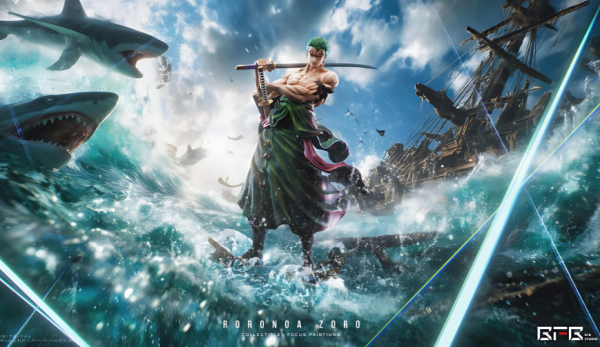 【售罄-代購/追加服務請洽客服】BFB.-Studio > 海賊王 > 抗刀索隆 (雙版本) 海賊王,索隆,GK,玩具,模型,雕像,共鳴