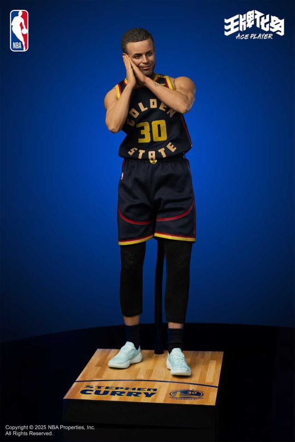 【預購】AcePlayer王牌化身 > NBA > 1/6 史蒂芬·柯瑞 (雙版本) NBA,史蒂芬·柯瑞,GK,玩具,模型,雕像,共鳴