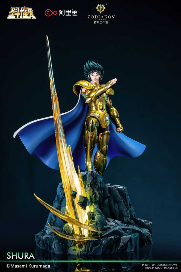 【預購】鑄刻 > 聖鬥士星矢 > 1/6 第十彈 黃金聖鬥士摩羯座 修羅 聖鬥士星矢,修羅,GK,玩具,模型,雕像,共鳴