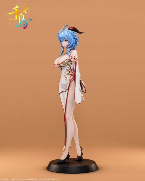 【預購】千鳥-Studio > 原神 > 1/1&1/6 國風旗袍 甘雨 (雙比例) 原神,甘雨,GK,玩具,模型,雕像,共鳴