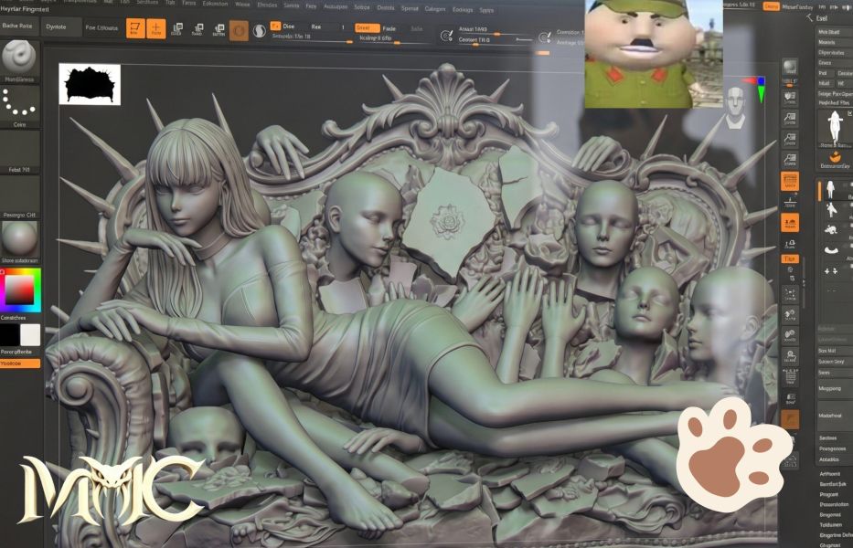 【預購】MMC-Studio > 1/4 自噬的王座 永綻的惡之花 Ship girl,碧藍航線,金獅,GK,玩具,收藏,擺件,模型,公仔,人偶,手辦,動漫