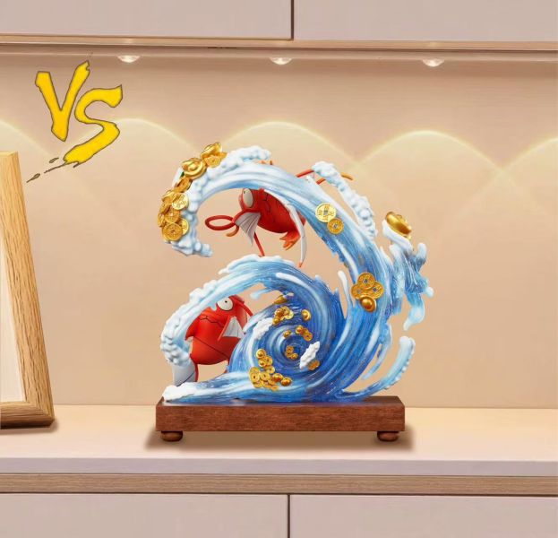【預購】VS模玩 > 寶可夢 > 家居系列17 招財雙鯉魚王戲水 (雙版本) 寶可夢,鯉魚王,GK,玩具,模型,雕像,共鳴
