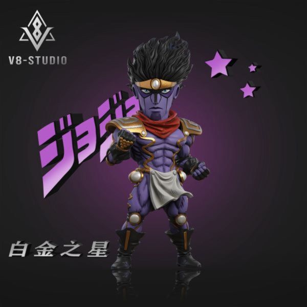 【已售罄，如欲追加請私訊客服@toykokoro】V8-Studio>JoJo的奇妙冒險>WCF 星塵鬥士 空條承太郎 & 白金之星 JoJo的奇妙冒險,空條承太郎,白金之星,GK,玩具,模型,雕像,擺飾,收藏,共鳴