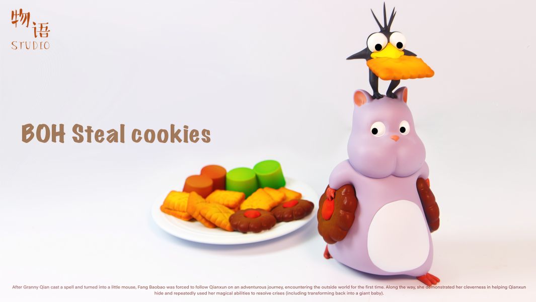 【預購】物語工作室 > 宮崎駿 > 神隱少女 小物系列05 坊寶寶偷餅乾 Leo-Studio,進擊的巨人,米卡莎·阿卡曼,GK,玩具,收藏,擺件,模型,公仔,人偶,手辦,動漫