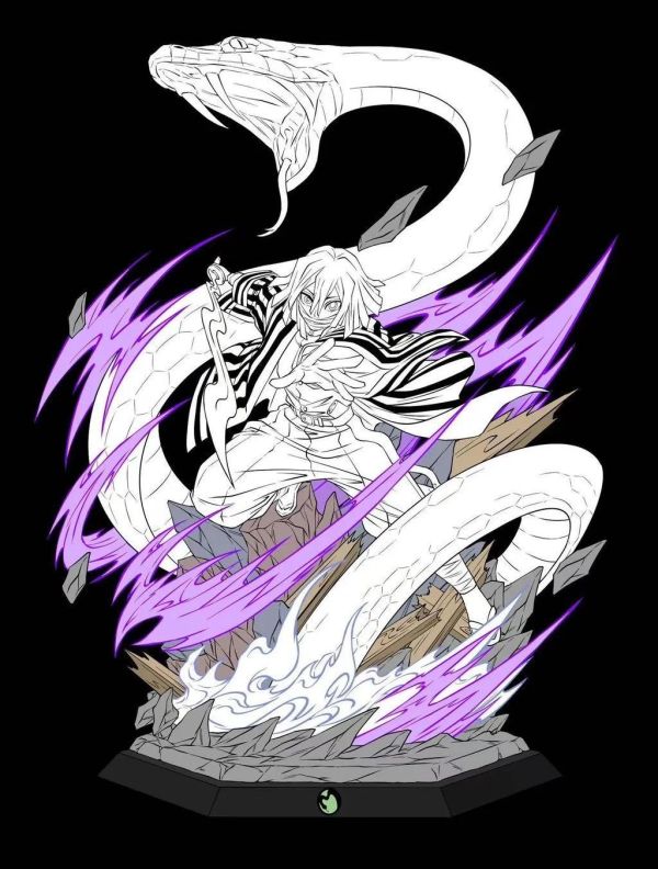 【預購】櫻花-Studio > 鬼滅之刃 > 1/8 蛇柱 伊黑小芭內 櫻花-Studio,鬼滅之刃,蛇柱,伊黑小芭內,GK,玩具,收藏,擺件,模型,公仔,人偶,手辦,動漫