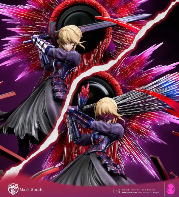 【預購】Mask-Studio > Fate > 1/6 黑Saber 阿爾托莉雅·潘德拉貢 Fate,Saber,阿爾托莉雅·潘德拉貢,GK,玩具,模型,雕像,共鳴