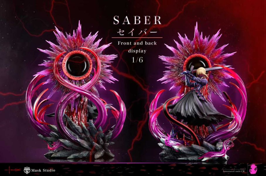 【預購】Mask-Studio > Fate > 1/6 黑Saber 阿爾托莉雅·潘德拉貢 Fate,Saber,阿爾托莉雅·潘德拉貢,GK,玩具,模型,雕像,共鳴