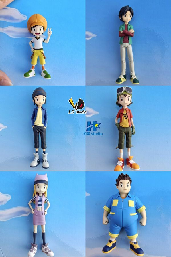 【預購】幻星 & 老丁 X 數碼寶貝 04無限地帶主角團 數碼寶貝,04無限地帶主角團,幻星&老丁,GK,玩具,雕像,擺件,收藏