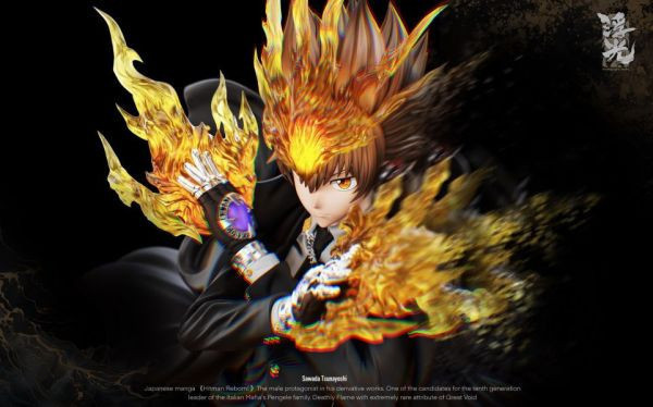 【補款】浮光工作室 > 家庭教師HITMAN REBORN! > 1/6 輕奢微動態站姿系列001 澤田綱吉 家庭教師,澤田綱吉,GK,玩具,模型,雕像,共鳴