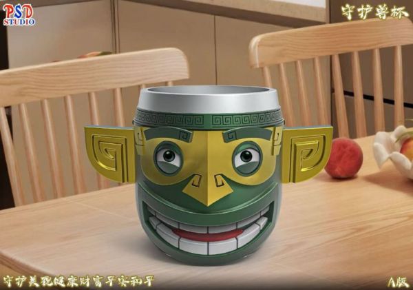 【預購】PSD-Studio>哪吒>乾杯系列 守護獸杯(雙版本) 怪博士與機器娃娃,阿拉蕾,GK,玩具,模型,雕像,擺飾,收藏,共鳴