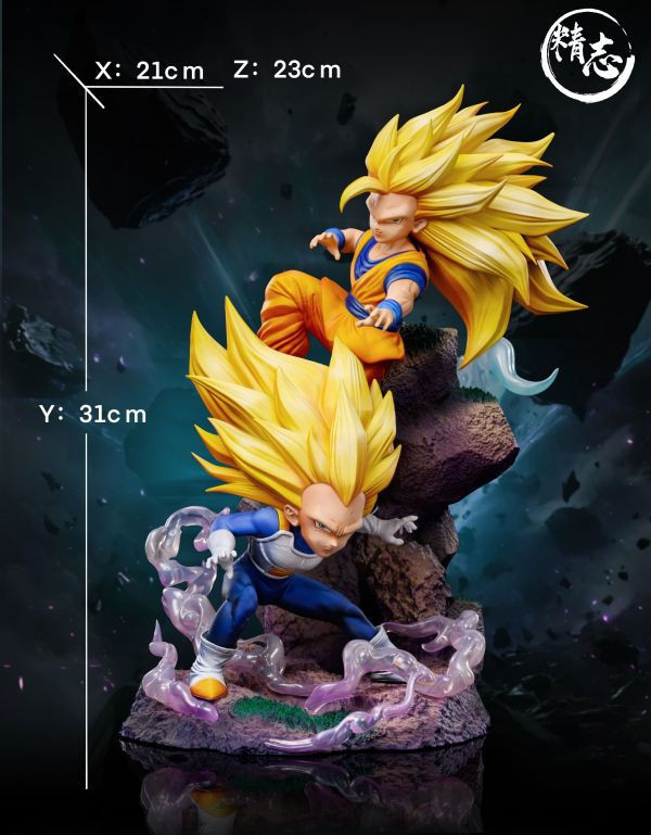 【預購】精志工作室 > 七龍珠 > 1/6 大魔超三悟空 & 貝吉塔 七龍珠,Dragonball,超二悟飯,超級賽亞人,賽亞人,GK,玩具,模型,雕像
