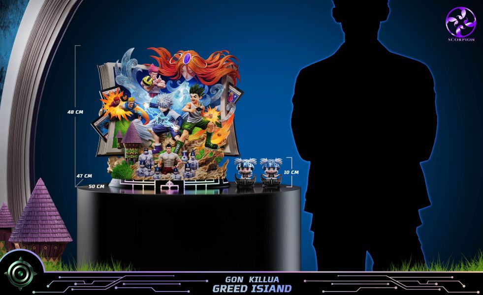 【預購】Scorpion赤蠍 > HUNTER×HUNTER全職獵人 > 貪婪之島篇 小傑&奇犽&伊妲&艾蓮娜&西索 Scorpion赤蠍,HUNTER×HUNTER全職獵人,小傑,奇犽,伊妲,艾蓮娜,西索,GK,玩具,收藏,擺件,模型,公仔,人偶,手辦,動漫