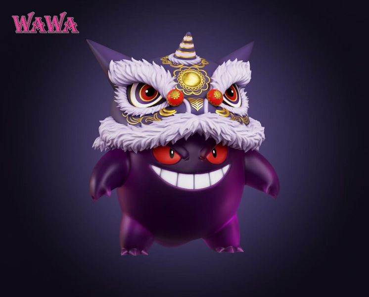 【預購】WAWA-Studio > 寶可夢 > 舞獅耿鬼 (雙版本) WAWA-Studio,寶可夢,耿鬼,GK,玩具,收藏,擺件,模型,公仔,人偶,手辦,動漫