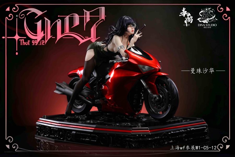 【預購】DIVA-Studio蒂瓦工作室 > 原創 > 1/4 毒瘤授權 曼珠沙華機車 Fries-Studio,尼爾自動人形,2B,GK,玩具,收藏,擺件,模型,公仔,人偶,手辦,動漫