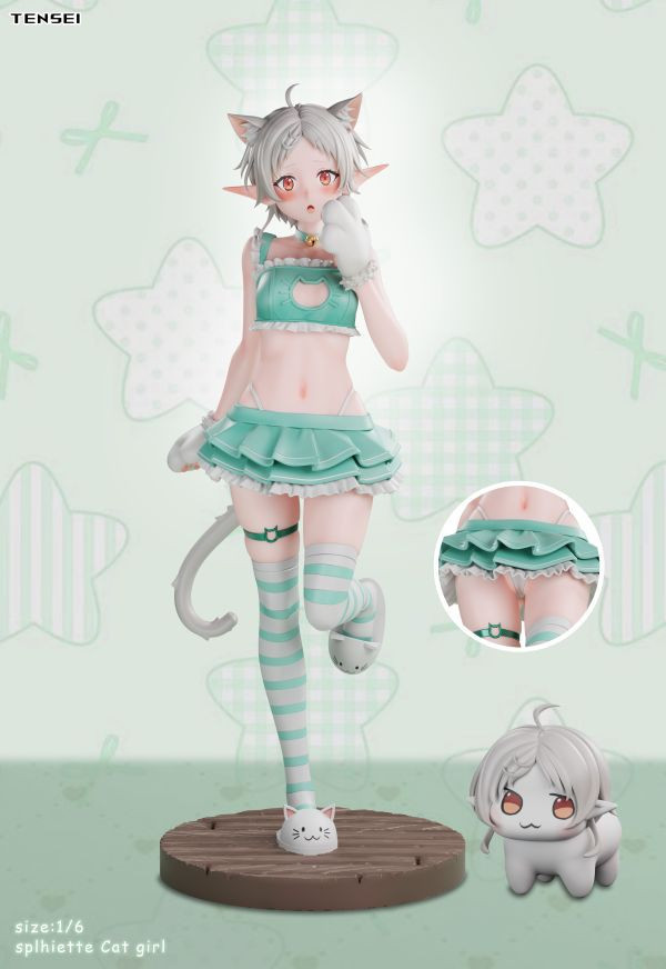 【預購】Tensei-Studio > 無職轉生 > 1/6 貓娘希露菲 (多版本) 無職轉生,貓娘希露菲,GK,玩具,模型,雕像,共鳴