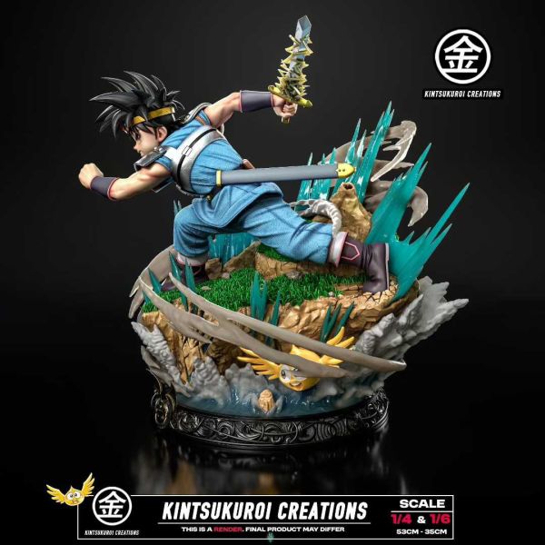 【預購】Kintsukuroi Creations > 勇者鬥惡龍 > 1/4&1/6 達伊 (雙比例) 勇者鬥惡龍,達伊,GK,玩具,模型,雕像,共鳴