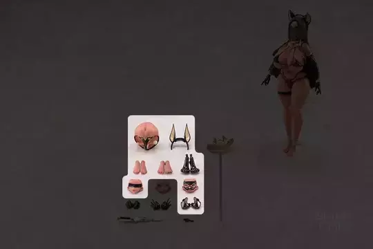 【預購】BISHOUCRAFT > 原創 > 1/12 異世界繪卷—埃及女神（巴斯特） BISHOUCRAFT,原創,巴斯特,GK,玩具,收藏,擺件,模型,公仔,人偶,手辦,動漫