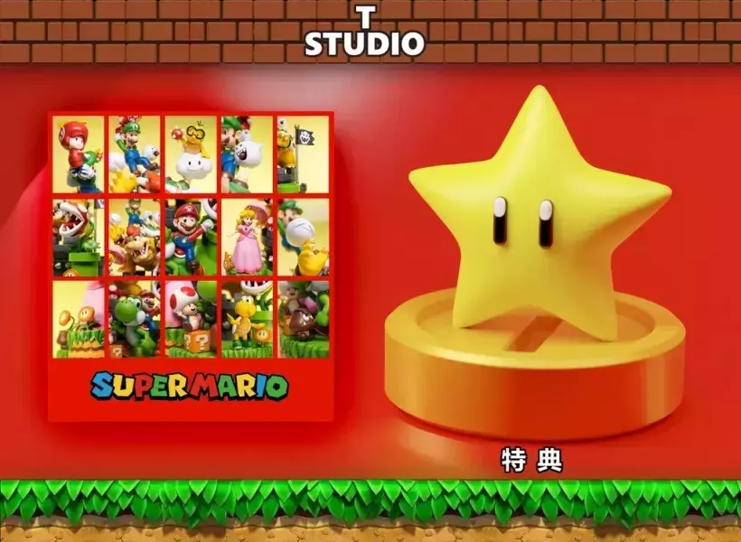 【預購】T-Studio > 任天堂 > 瑪利歐全家桶 T-Studio,任天堂,瑪利歐,GK,玩具,收藏,擺件,模型,公仔,人偶,手辦,動漫