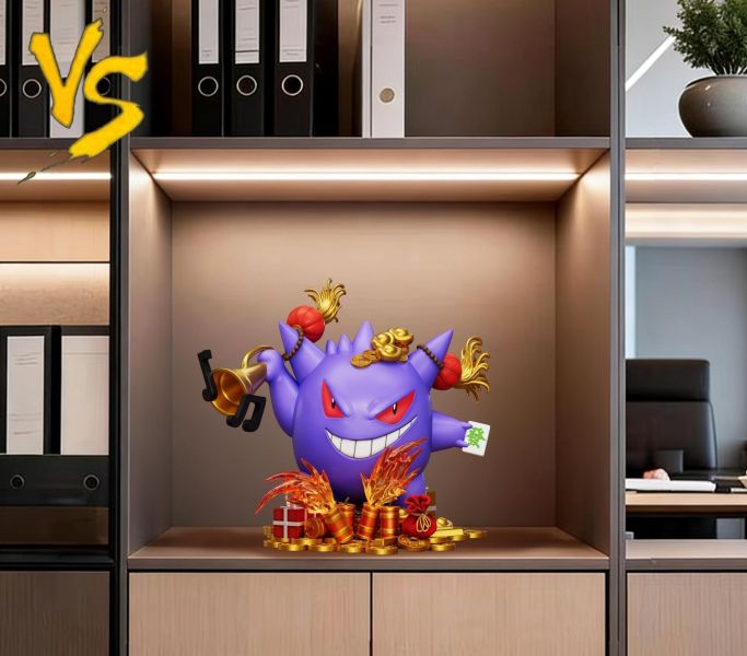 【預購】VS模玩 > 寶可夢 > 招財新年款耿鬼 VS模玩,寶可夢,藤田琴音,耿鬼,GK,玩具,收藏,擺件,模型,公仔,人偶,手辦,動漫