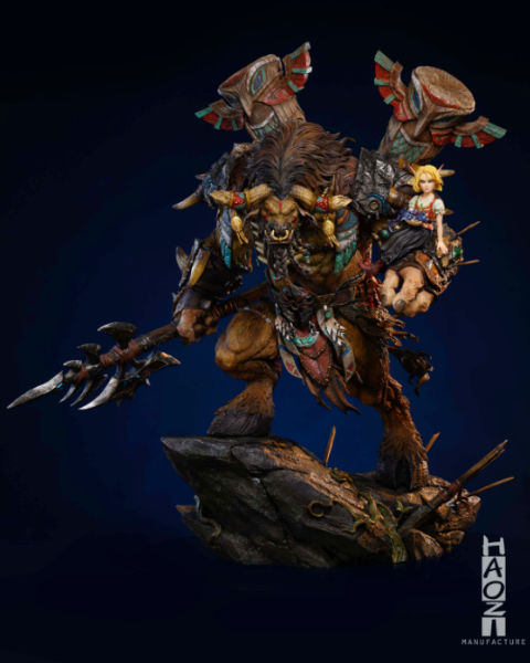 【預購】HAOZI工作室 X 魔獸世界 塗裝成品 凱恩雕像 凱恩雕像,魔獸世界,塗裝成品,HAOZI工作室,GK,玩具,雕像,擺件,收藏