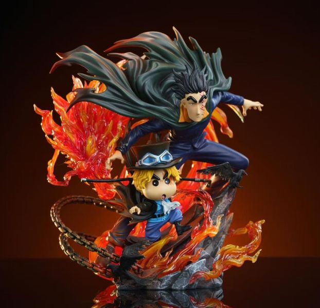 【預購】棉花堂工作室 > 海賊王 & 蠟筆小新 > 三兄弟共鳴系列 小新cos薩波 (多版本) 棉花堂工作室, 海賊王 & 蠟筆小新,小新cos薩波,GK,玩具,收藏,擺件,模型,公仔,人偶,手辦,動漫