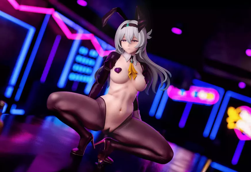 【預購】Genius Bee天才蜂 > 崩壞：星穹鐵道 > 1/4&1/7 兔女郎 蹲姿流螢 Genius Bee天才蜂,崩壞：星穹鐵道,流螢,GK,玩具,收藏,擺件,模型,公仔,人偶,手辦,動漫