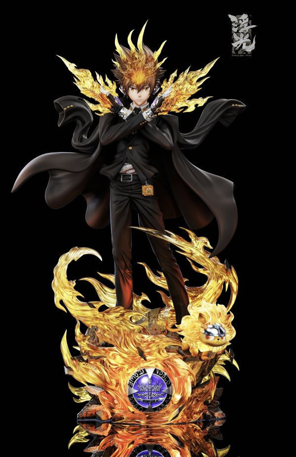 【預購】浮光工作室 > 家庭教師HITMAN REBORN! > 1/6 輕奢微動態站姿系列001 澤田綱吉 家庭教師,澤田綱吉,GK,玩具,模型,雕像,共鳴