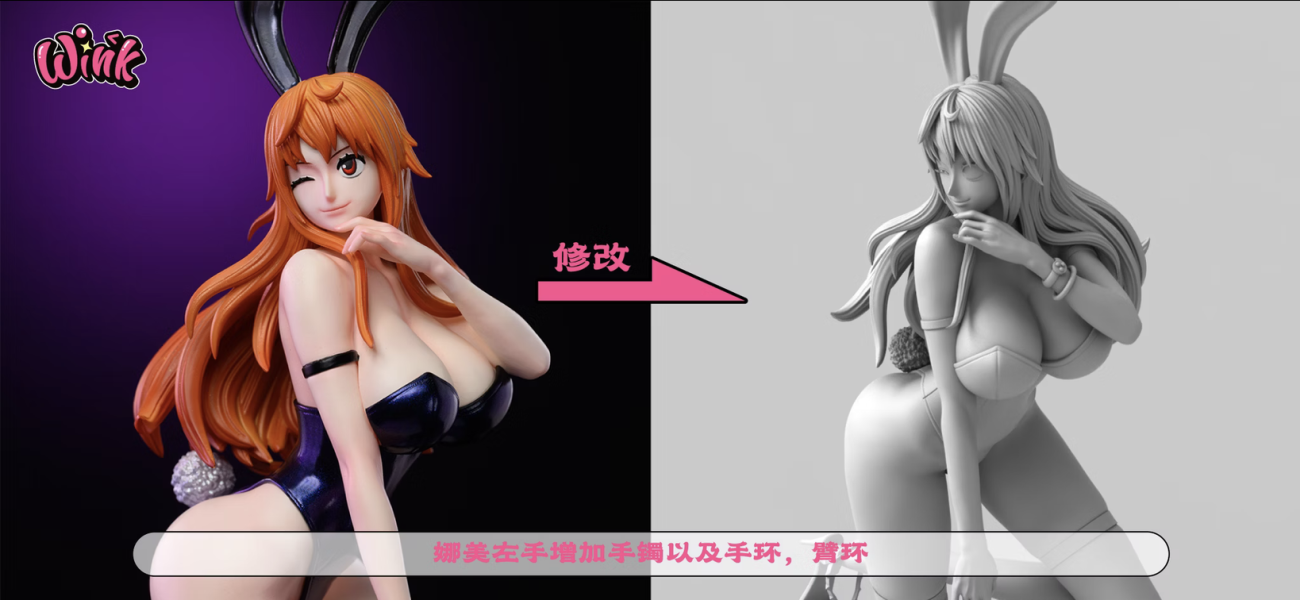 【售罄-代購/追加服務請洽客服】Wink-Studio > 海賊王 > 兔女郎娜美 海賊王,娜美,兔女郎娜美,Wink-Studio,GK,玩具,模型,雕像,共鳴