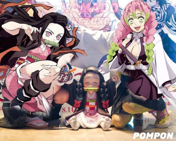 【預購】PomPon絨絨 > 鬼滅之刃 > 竈門禰豆子 (雙比例) 鬼滅之刃,竈門禰豆子,GK,玩具,模型,雕像,共鳴