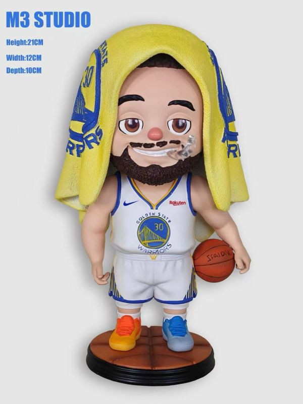 【售罄-代購/追加服務請洽客服】M3工作室 > NBA > 2.0勇士隊 Q版史蒂芬·柯瑞 宮崎駿,霍爾的移動城堡,卡西法,GK,玩具,模型,雕像,共鳴