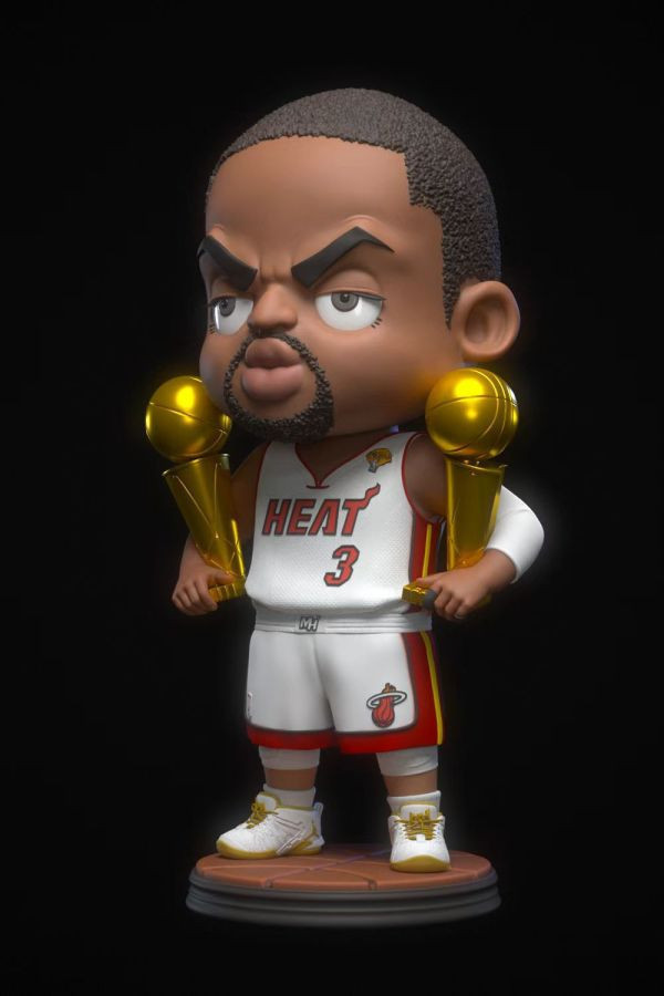 【預購】M3工作室>NBA>Q版德韋恩·韋德 怪博士與機器娃娃,阿拉蕾,GK,玩具,模型,雕像,擺飾,收藏,共鳴