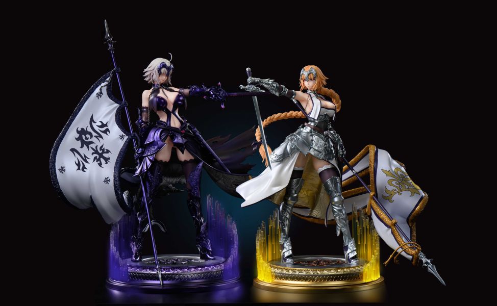 【預購】Xpic-Studio > Fate > 1/4 FGO 白貞德 & 黑貞德 決勝時刻,柯尼格,幽靈,GK,玩具,收藏,擺件