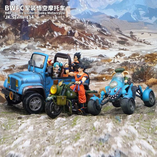 【預購】JacksDo > 七龍珠 > DB扉頁載具系列 軍裝摩托車 七龍珠,軍裝摩托車,GK,玩具,模型,雕像,共鳴