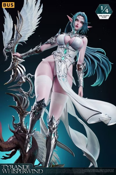【預購】BUS>魔獸世界>1/4 魔獸幻想 魔獸爭霸 聯盟領袖 暗夜女皇 泰蘭德·語風(三版本) 