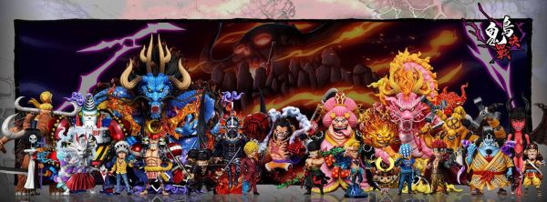 【預購】A+研究所 > 海賊王 > 鬼島決戰第二十三彈 獸化龍形態 鬼島凱多 POPO,鏈鋸人,蕾潔,GK,玩具,收藏,擺件,模型,公人偶,手辦,動漫