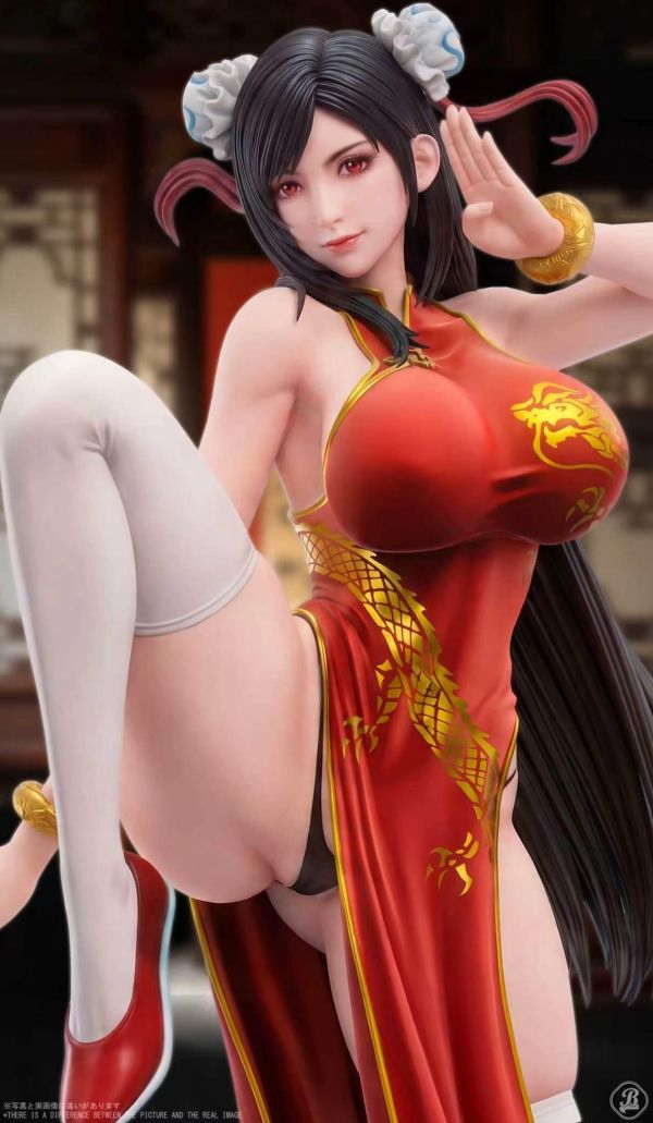 【售罄-代購/追加服務請洽客服】BBSD > Final Fantasy最終幻想 > 1/4 私定旗袍系列 功夫蒂法 QuietArt,最终幻想VII,蒂法·洛克哈特,GK,玩具,收藏,擺件,模型,公仔,人偶,手辦,動漫