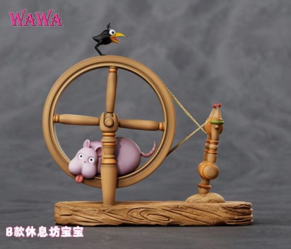 【預購】WAWA-Studio > 宮崎駿 > 桌面小擺件系列 奔跑坊寶寶&休息坊寶寶 (雙版本) 宮崎駿,坊寶寶,GK,玩具,模型,雕像,共鳴