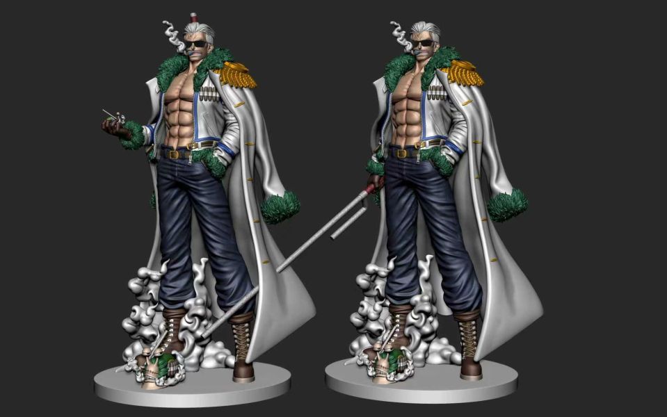 【售罄-代購/追加服務請洽客服】龍虎-Studio > 海賊王 > 海軍第三彈 斯摩格 A+研究所,烙印勇士,凱茲,GK,玩具,收藏,擺件,模型,公仔,人偶,手辦,動漫