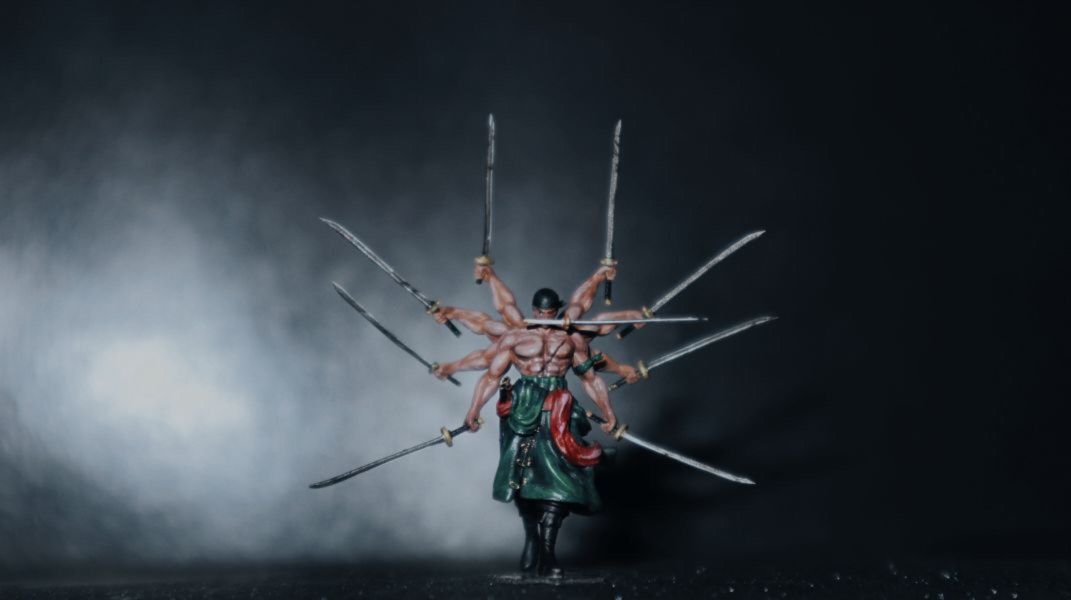 【預購】AB塗裝工作室 > 海賊王 > 1/64 九刀流索隆 火影忍者,NARUTO,角都,GK,玩具,模型,雕像,共鳴