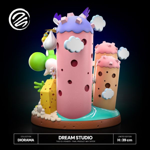 【預購】Dream-Studio>任天堂>超級瑪利歐 耀西島立體模型 超級瑪利歐,SuperMario,耀西島,DreamStudio,GK,玩具,模型,雕像,擺飾,收藏,共鳴